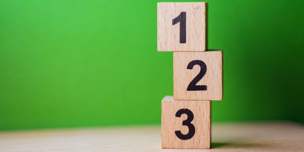 3 blocks numbered 1, 2, and 3